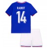 Frankreich Adrien Rabiot #14 Heimtrikot EM 2024 Kurzarm (+ kurze hosen)